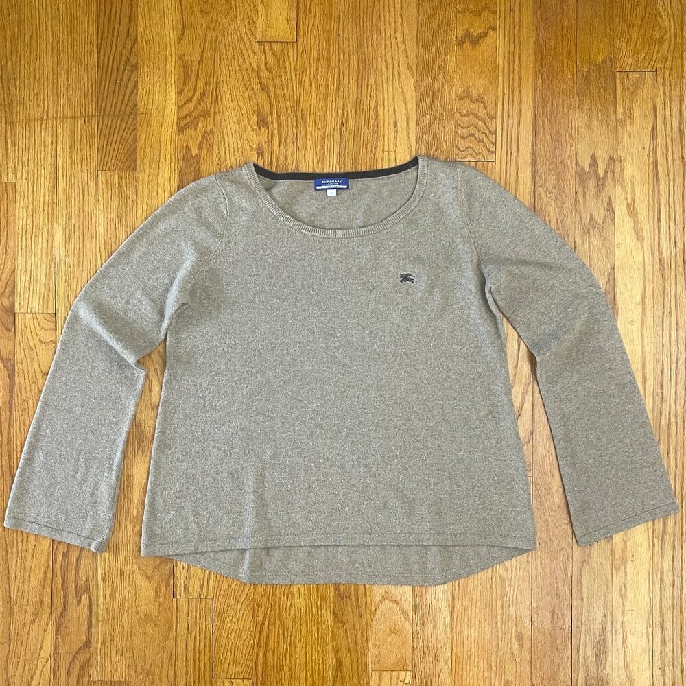 Burberry Blue Label Wool Linen Cashmere Sweater M (Sz 38) Japan Exclusive
